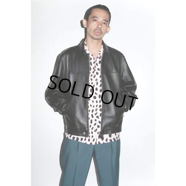 画像2: WACKO MARIA/LEOPARD HAWAIIAN SHIRT（PINK）［レオパードハワイアンシャツ-24春夏］ (2)