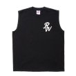 画像1: ROTTWEILER/R.W NO SLEEVE TEE（BLACK） 【30%OFF】［ノースリーブT-24春夏］ (1)