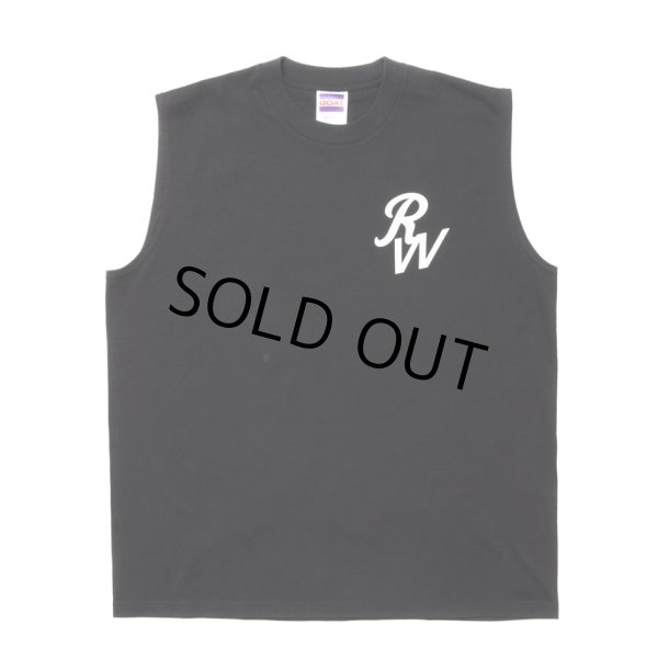 画像1: ROTTWEILER/R.W NO SLEEVE TEE（BLACK） 【30%OFF】［ノースリーブT-24春夏］ (1)