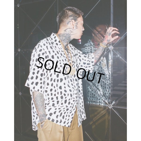画像3: WACKO MARIA/LEOPARD HAWAIIAN SHIRT（WHITE）［レオパードハワイアンシャツ-24春夏］ (3)