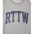 画像4: ROTTWEILER/RTTW SWEATER（GRAY）［クルーネックスウェット-24秋冬］ (4)