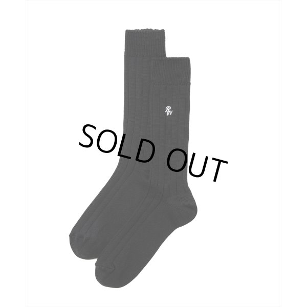 画像1: 【30%OFF】ROTTWEILER/R9 PURPLES SOX（BLACK）［ソックス-24秋冬］ (1)