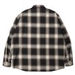 画像2: 【30%OFF】ROTTWEILER/R9 OMBRE OPENCOLLAR SHIRT（BLACK）［オンブレオープンカラーシャツ-24秋冬］ (2)