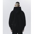 画像6: 【30%OFF】ROTTWEILER/RW PAINTED PARKA（BLACK）［ペイント加工パーカー-24秋冬］ (6)