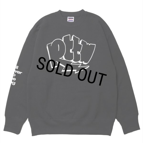 画像1: 【30%OFF】ROTTWEILER/GRAFFITI SWEATER（CHARCOAL）［クルーネックスウェット-24秋冬］ (1)