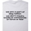 画像5: 【30%OFF】ROTTWEILER/DOG LOGO TEE（WHITE）［プリントT-24秋冬］ (5)