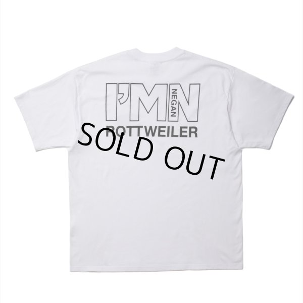画像2: 【30%OFF】ROTTWEILER/WALKING DOG TEE（WHITE）［プリントT-24秋冬］ (2)