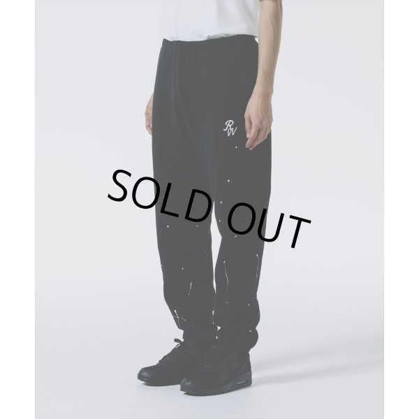 画像5: 【30%OFF】ROTTWEILER/RW PAINTED SWEAT PANTS（BLACK）［ペイント加工スウェットパンツ-24秋冬］ (5)