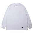 画像1: 【30%OFF】ROTTWEILER/R9 CROSS LS TEE（WHITE）［オリジナル長袖T-24秋冬］ (1)