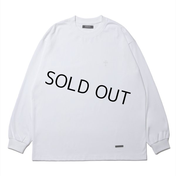 画像1: 【30%OFF】ROTTWEILER/R9 CROSS LS TEE（WHITE）［オリジナル長袖T-24秋冬］ (1)