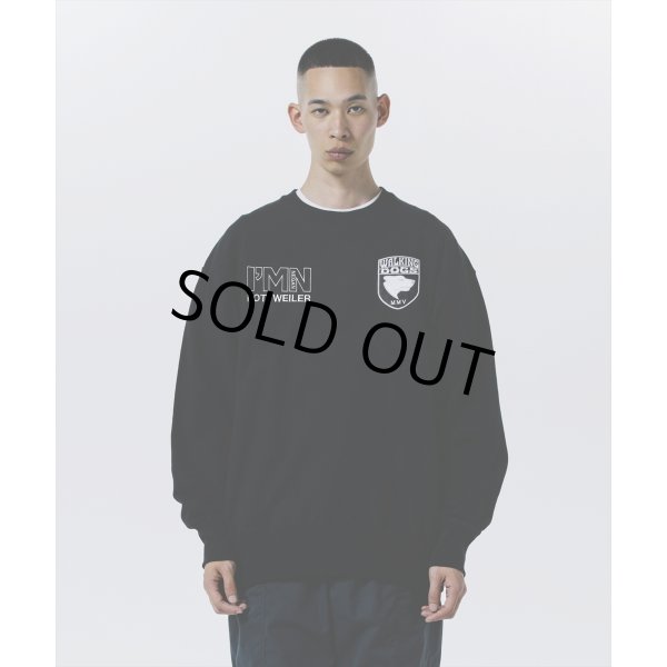 画像5: 【30%OFF】ROTTWEILER/WALKING DOG SWEATER（BLACK）［クルーネックスウェット-24秋冬］ (5)