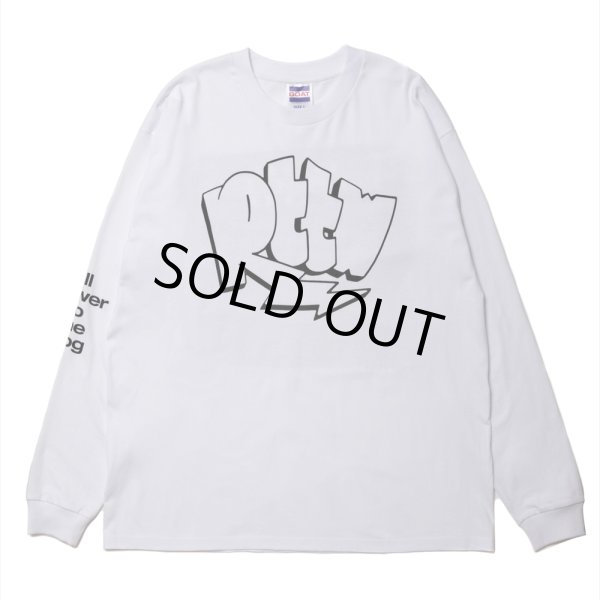 画像1: 【30%OFF】ROTTWEILER/GRAFFITI LS TEE（WHITE）［プリント長袖T-24秋冬］ (1)
