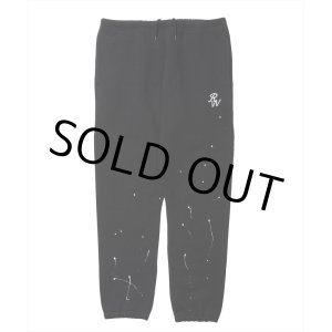 画像: 【30%OFF】ROTTWEILER/RW PAINTED SWEAT PANTS（BLACK）［ペイント加工スウェットパンツ-24秋冬］