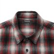 画像3: 【30%OFF】ROTTWEILER/R9 NEL CHECK SHIRT（RED）［ネルチェックシャツ-24秋冬］ (3)