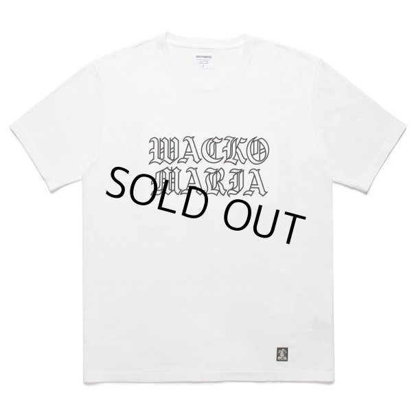 画像1: WACKO MARIA/STANDARD T-SHIRT（WHITE）［プリントT-24春夏］ (1)