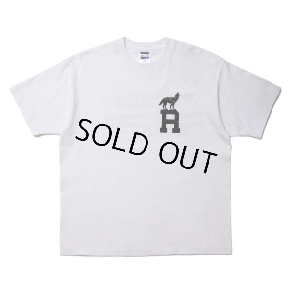 画像1: 【30%OFF】ROTTWEILER/DOG LOGO TEE（WHITE）［プリントT-24秋冬］ (1)