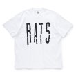 画像1: 【30%OFF】RATS/BLOKEN TEE（WHITE）［プリントT-24春夏］ (1)