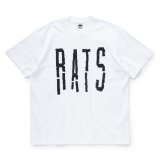 画像: 【30%OFF】RATS/BLOKEN TEE（WHITE）［プリントT-24春夏］
