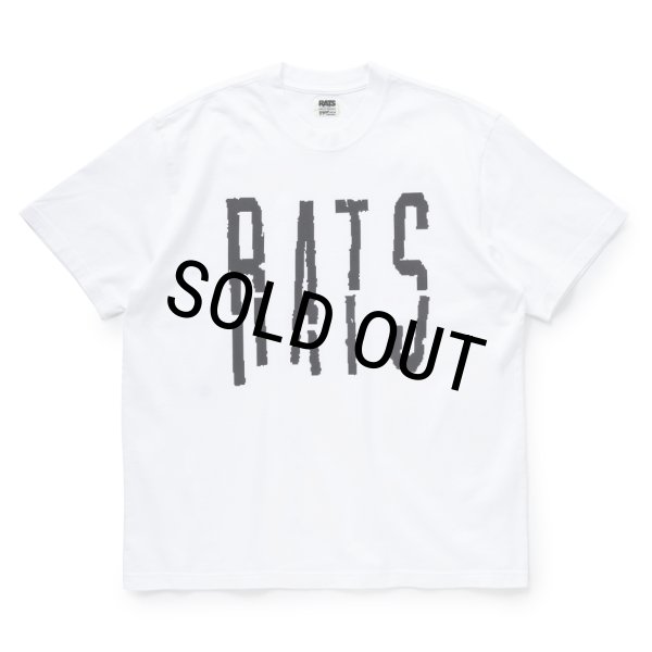 画像1: 【40%OFF】RATS/BLOKEN TEE（WHITE）［プリントT-24春夏］ (1)
