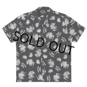 画像: BlackEyePatch/HWC DRAGON PATTERNED S/S SHIRT（BLACK）