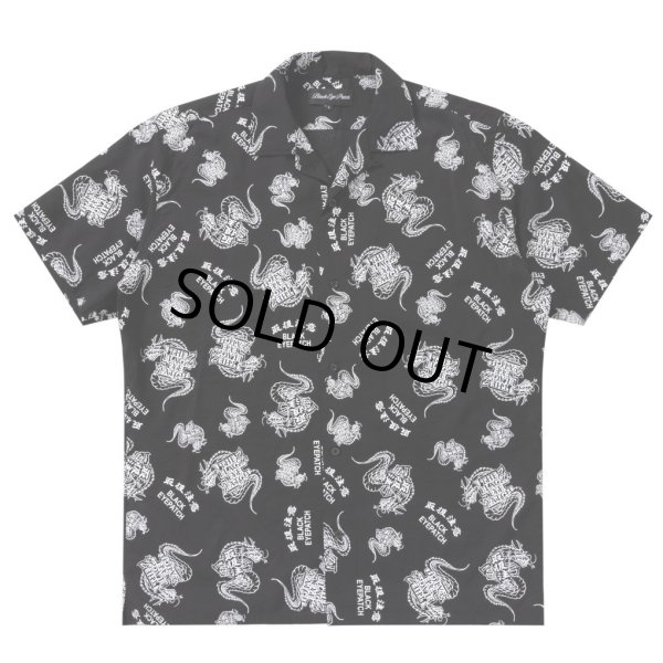 画像1: BlackEyePatch/HWC DRAGON PATTERNED S/S SHIRT（BLACK） (1)