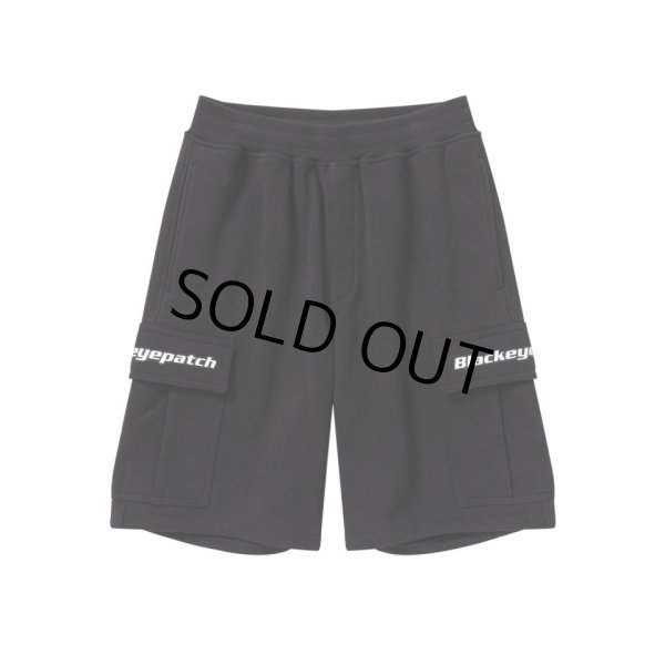 画像1: BlackEyePatch/TACTICAL LOGO CARGO SWEAT SHORTS（BLACK） (1)