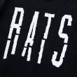 画像4: 【30%OFF】RATS/BLOKEN TEE（BLACK）［プリントT-24春夏］ (4)