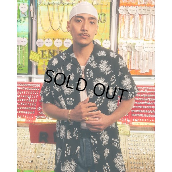 画像3: BlackEyePatch/HWC DRAGON PATTERNED S/S SHIRT（BLACK） (3)