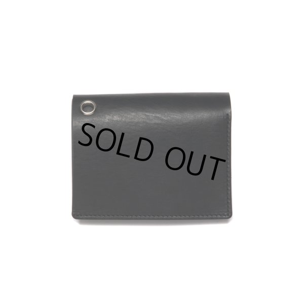 画像2: COOTIE PRODUCTIONS/Leather Compact Purse（Black）［レザーウォレット-24春夏］ (2)