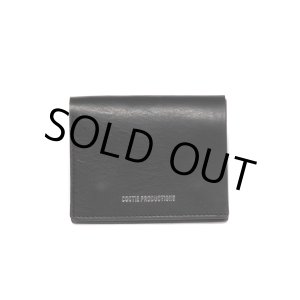 画像: COOTIE PRODUCTIONS/Leather Compact Purse（Black）［レザーウォレット-24春夏］