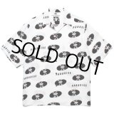 画像: WACKO MARIA/RECORDS HAWAIIAN SHIRT（WHITE）［レコードハワイアンシャツ-24春夏］