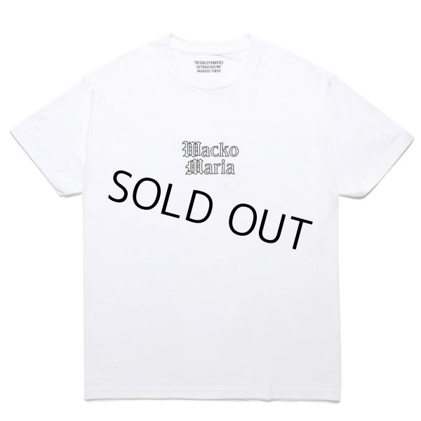 画像1: WACKO MARIA/T-SHIRT（WHITE）［刺繍T-24春夏］ (1)