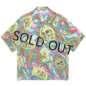 画像: WACKO MARIA/TIM LEHI / HAWAIIAN SHIRT（BLUE）［ティムリーハイハワイアンシャツ-24春夏］