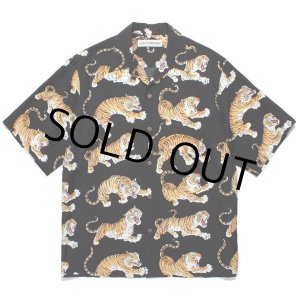 画像: WACKO MARIA/TIM LEHI / HAWAIIAN SHIRT（BLACK）［ティムリーハイハワイアンシャツ-24春夏］