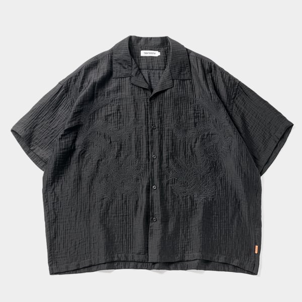 画像1: 【30%OFF】TIGHTBOOTH/PHOENIX ALOHA（Black）［フェニックスアロハ-24夏］ (1)