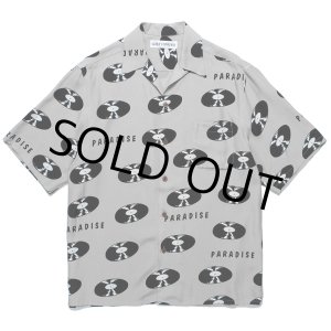 画像: WACKO MARIA/RECORDS HAWAIIAN SHIRT（GRAY）［レコードハワイアンシャツ-24春夏］