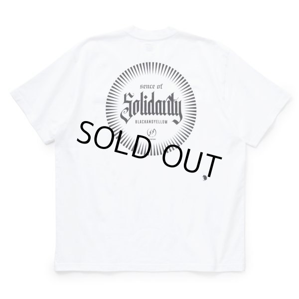 画像2: RATS/SOLIDARITY POCKET TEE（WHITE）［プリントポケT-24春夏］ (2)