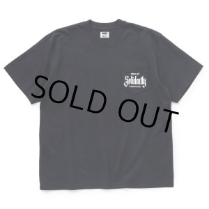 画像: RATS/SOLIDARITY POCKET TEE（BLACK）［プリントポケT-24春夏］