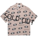 画像: WACKO MARIA/RECORDS HAWAIIAN SHIRT（BROWN）［レコードハワイアンシャツ-24春夏］