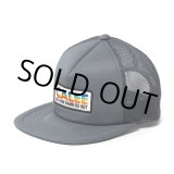 画像: CALEE/CALEE LOGO WAPPEN MESH CAP（GRAY）［ワッペンメッシュキャップ-24春夏］