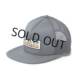 画像: CALEE/CALEE LOGO WAPPEN MESH CAP（GRAY）［ワッペンメッシュキャップ-24春夏］
