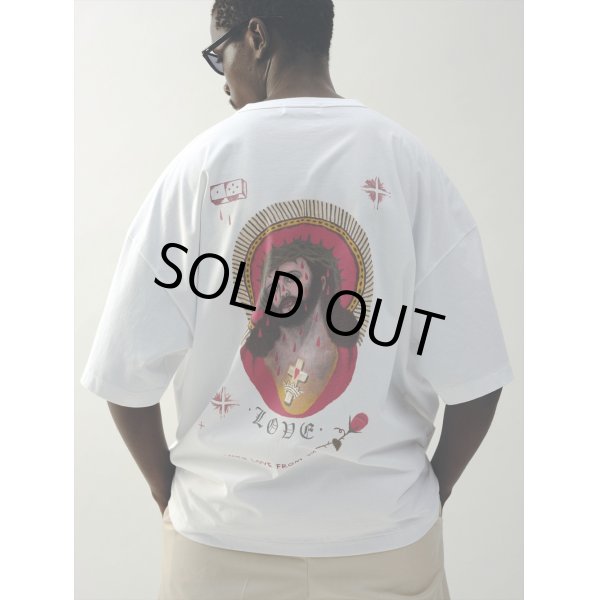 画像5: COOTIE PRODUCTIONS/Print S/S Tee（JESUS）（White）［プリントT-24春夏］ (5)