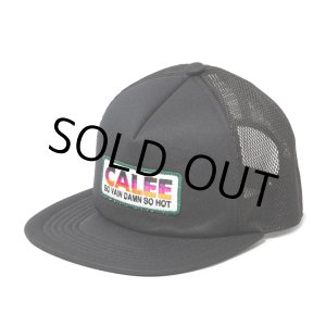 画像: 【30%OFF】CALEE/CALEE LOGO WAPPEN MESH CAP（BLACK）［ワッペンメッシュキャップ-24春夏］