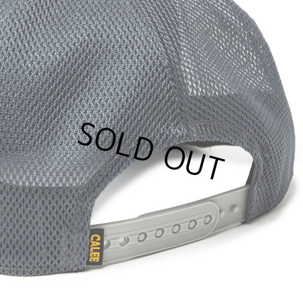 画像5: CALEE/CALEE LOGO WAPPEN MESH CAP（GRAY）［ワッペンメッシュキャップ-24春夏］ (5)