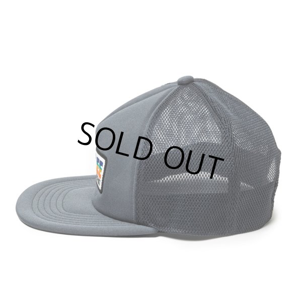 画像2: CALEE/CALEE LOGO WAPPEN MESH CAP（GRAY）［ワッペンメッシュキャップ-24春夏］ (2)