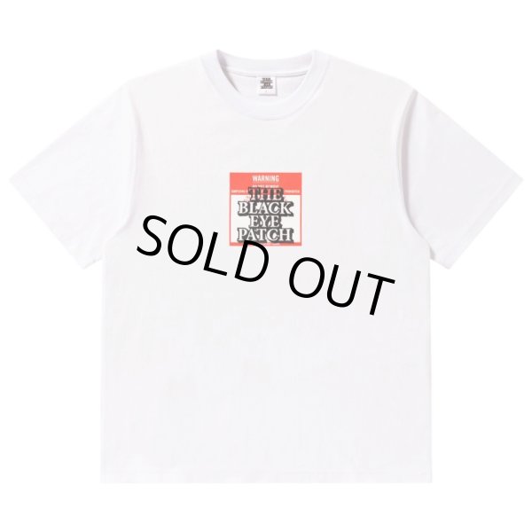 画像1: BlackEyePatch/DO NOT REMOVE LABEL TEE（WHITE） (1)