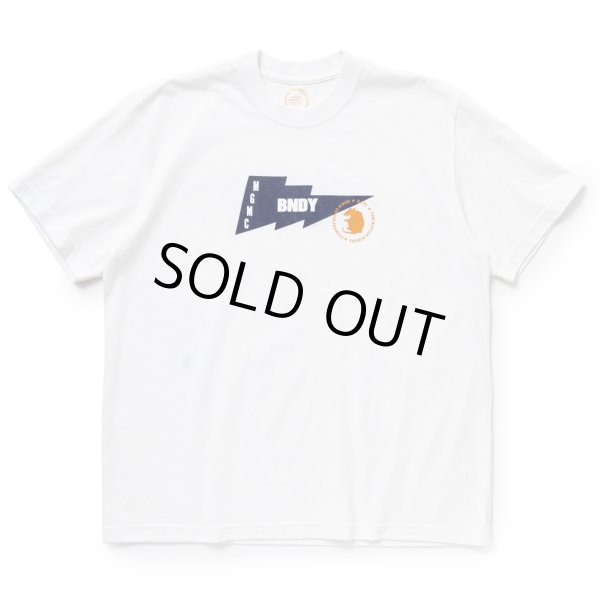 画像1: 【30%OFF】RATS/THUNDER FLAG TEE（WHITE）［プリントT-24春夏］ (1)