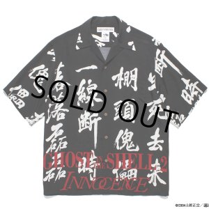 画像: WACKO MARIA/GHOST IN THE SHELL 2 INNOCENCE / 攻殻機動隊 / HAWAIIAN SHIRT（BLACK）［ハワイアンシャツ-24春夏］