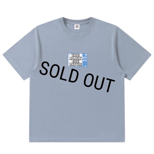 画像1: BlackEyePatch/SCHEDULED DELIVERY LABEL TEE（DARK BLUE） (1)