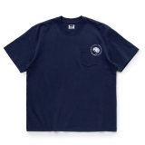 画像: 【30%OFF】RATS/CIRCLE POCKET TEE（NAVY）［プリントポケT-24春夏］